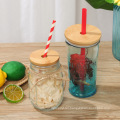 86mm Mason Jar Lids With Straw Glass Straw